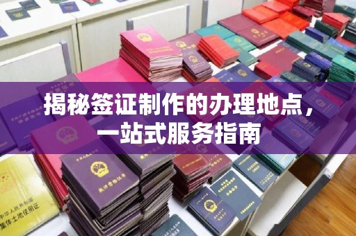化德揭秘签证制作的办理地点，一站式服务指南